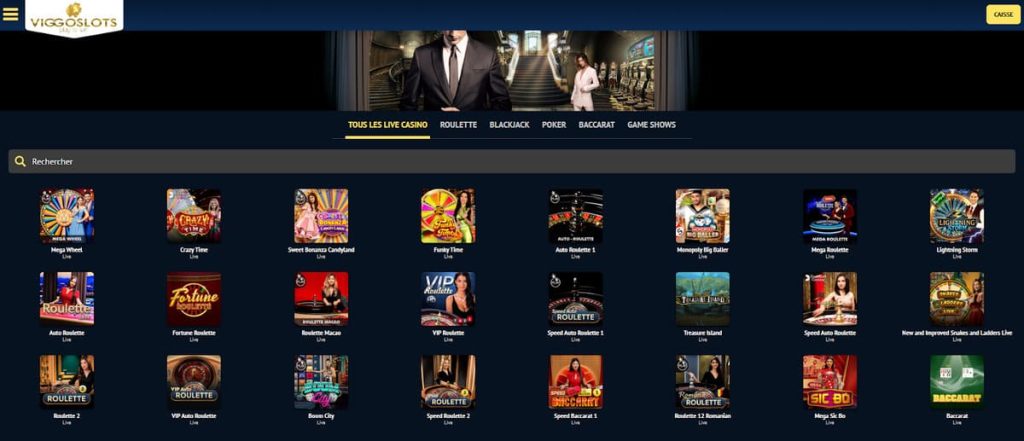 Viggoslots Casino live